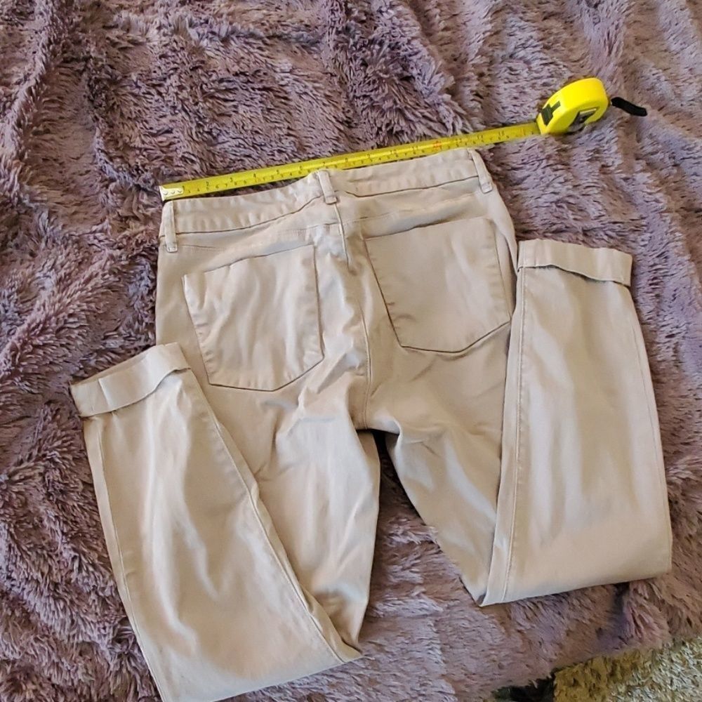 Taupe J Brand "Anja" skinny cropped pants size 28 - Picture 7 of 10